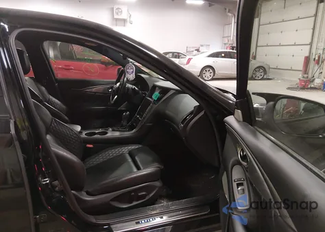 2018 Infiniti Q50 3.0T Red Sport 400 from USA, damaged, VIN JN1FV7AR7JM480181